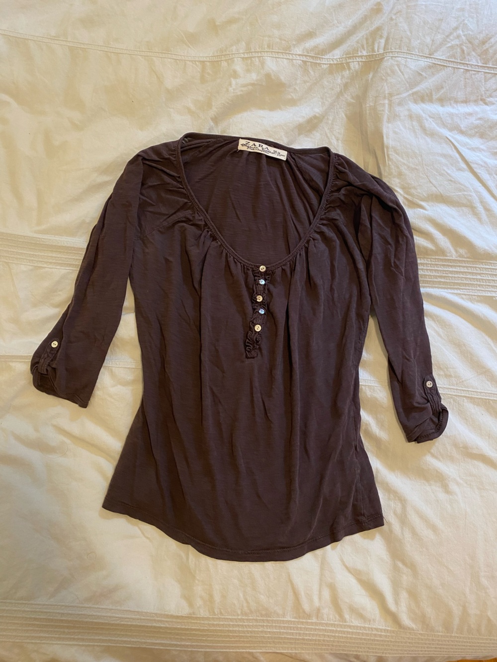 Zara organic cotton top